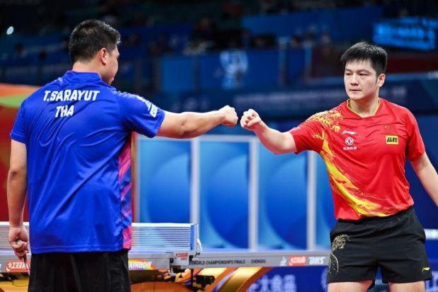 世乒赛男团中国vs泰国